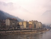 Grenoble, fog