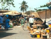 Banjul, market