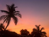 Gambia, sunset