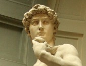 Statue of David in Venice Cheap flights to Venice: David statue