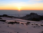 Kilimanjaro, sunset