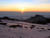 Kilimanjaro, sunset Kilimanjaro, sunset