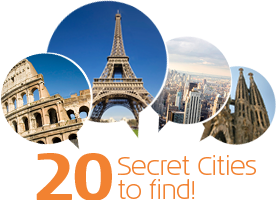Secret Cities: Guess the city and win 2 flight tickets!