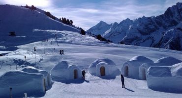 Spend a night in an ice hotel