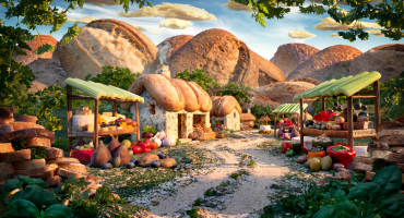 Landscapes you can eat! Nom!