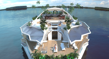 Holiday on a luxe floating island
