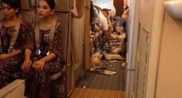 In-flight turbulence, one traveller’s photo series