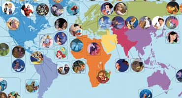 Map: a guide to Disney’s cartoon locations