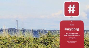 Denmark teaches tourists how to hashtag