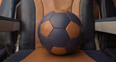 Southwest makes footballs out of old seats