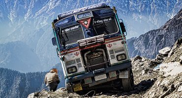 This video of a bus ride in the Himalayas is insane