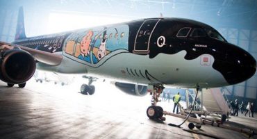 Tintin takes to the skies with Brussels Airlines