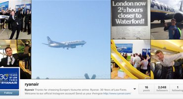 Ryanair joins Instagram!