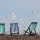 Deckchairs on beach