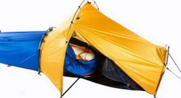 All-in-one spacesuit tent