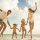 Family on the beach