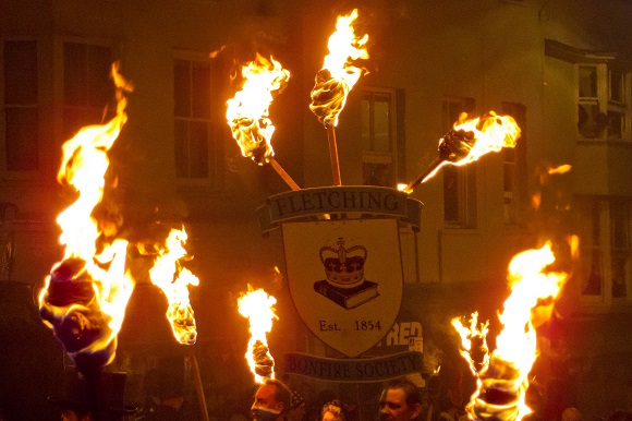 Lewes Bonfire Night celebrations